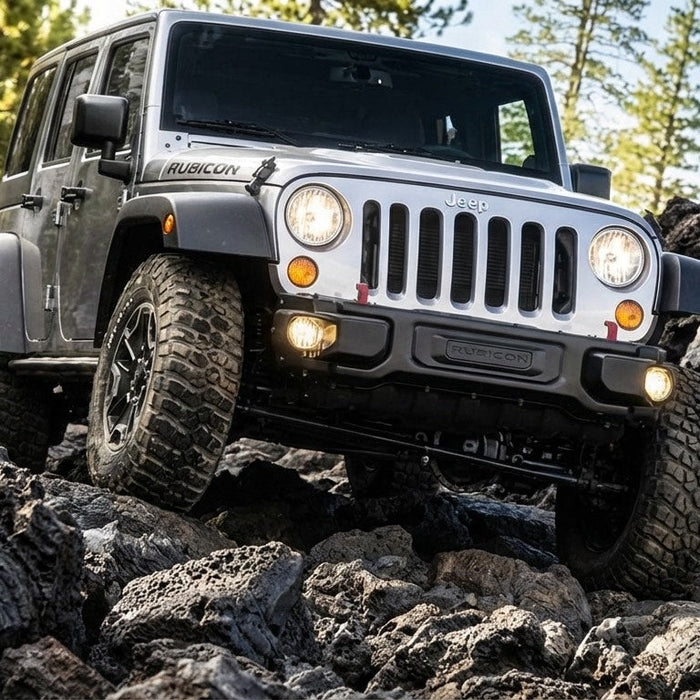 Jeep Wrangler Rubicon on rocks - Your Jeep Wrangler Accessories Are Probably All Wrong