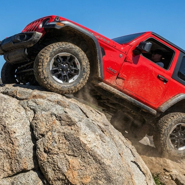 2018 Jeep Wrangler JK on rocks - accessories guide