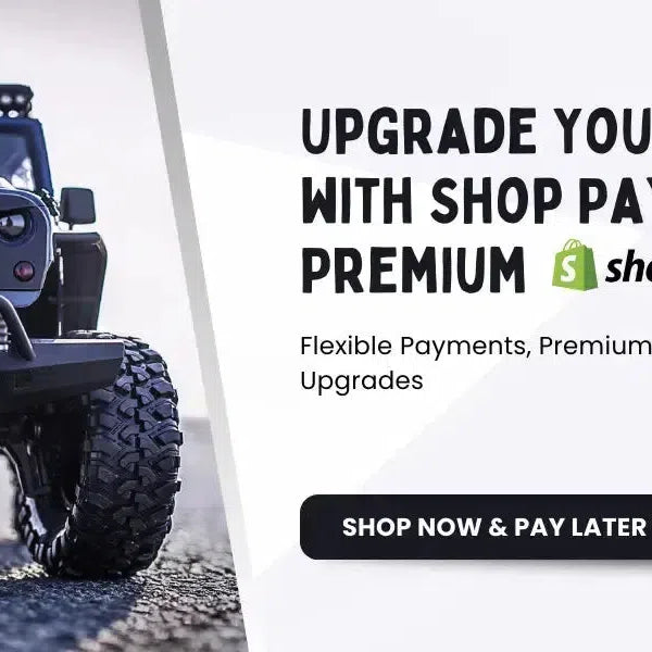 Jeep Wrangler, Jeep Gladiator and Ford Bronco upgrades with flexible payment options using Shop Pay Premium at Hothead Headliners.