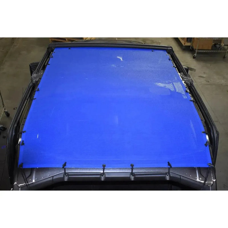 2018-2025 Jeep Wrangler JL (4 Door) - Hothead Sunshade-2024-Present-Blue-Hothead Headliners