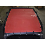 2018-2025 Jeep Wrangler JL (4 Door) - Hothead Sunshade-2024-Present-Red-Hothead Headliners