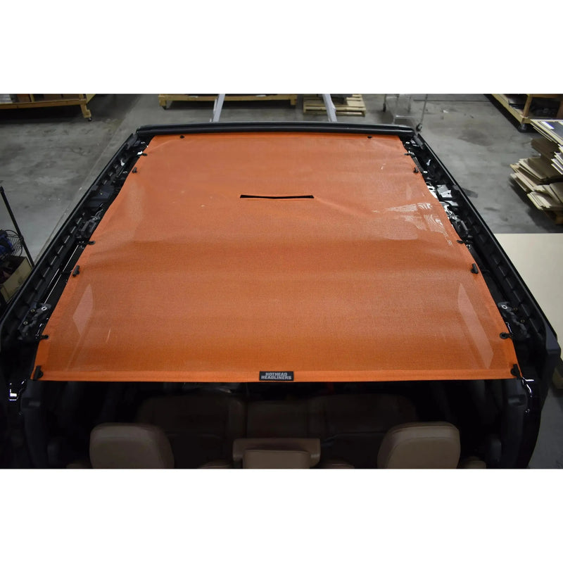 2020-2025 Jeep Gladiator JT - Hothead Sunshade-2024-Present-Orange-Hothead Headliners