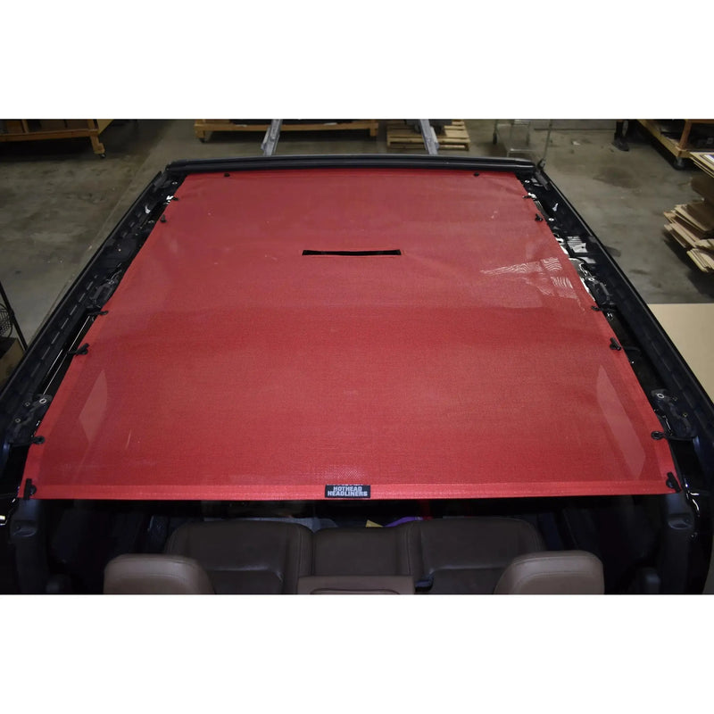 2020-2025 Jeep Gladiator JT - Hothead Sunshade-2024-Present-Red-Hothead Headliners