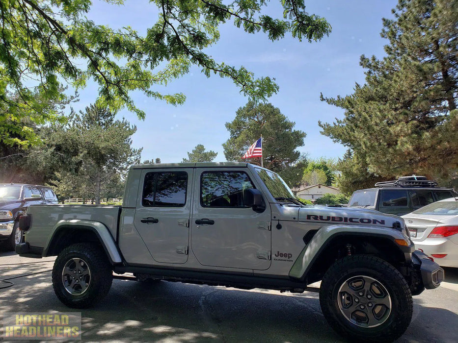 2020 Jeep Gladiator JT - Hard Top Headliner Kit-Headliners-Hothead Headliners- Please Select | Color -No don't add side panels-No don't add sound assassin strips-Hothead Headliners