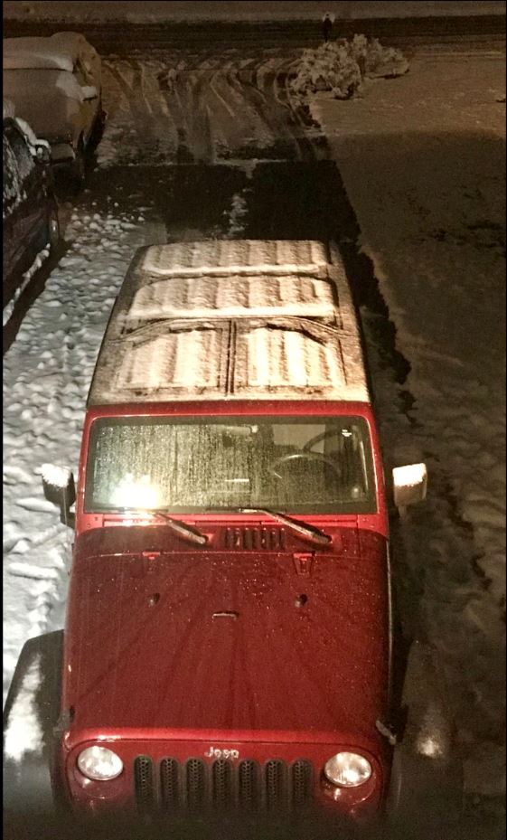 Jeep Wrangler Hard Top Headliner Insulates Against Cold